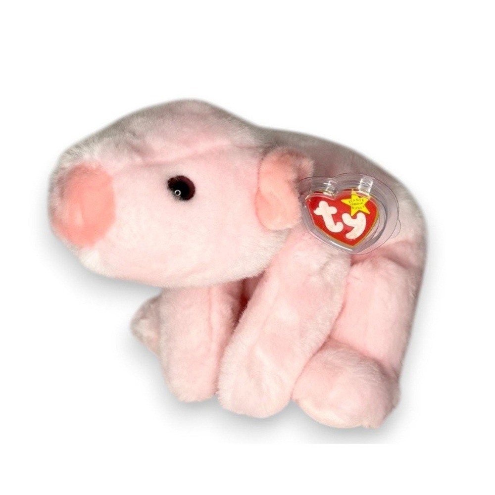 Squealer the Pig Ty Beanie Baby | Pastel Farm‎ Sweetie 🐷 | Mint Heart Tag ⭐